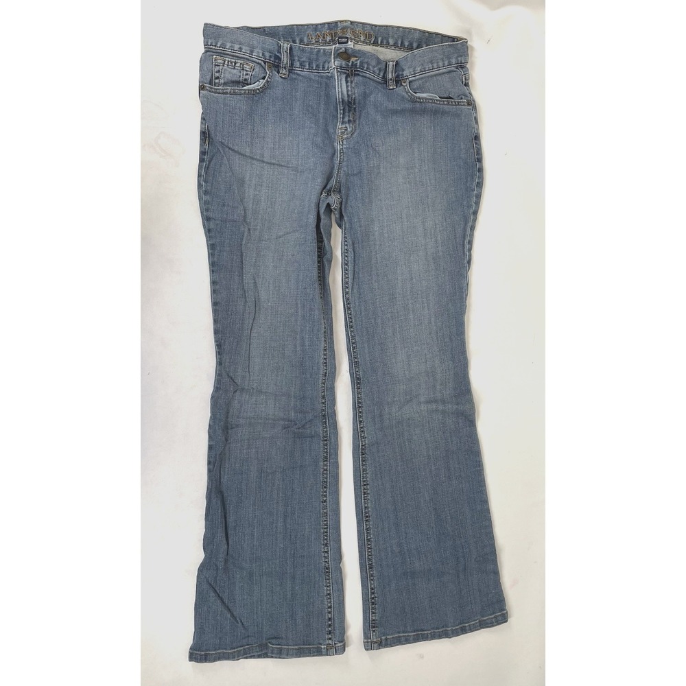 Lands End Jeans Womens Size 14 Blue